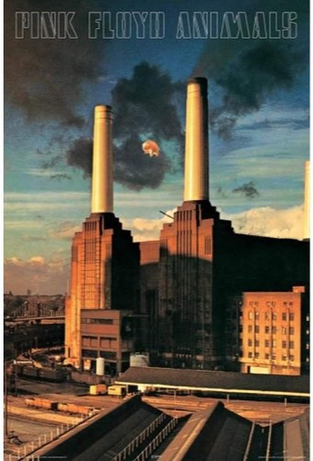 AEFER Pink Floyd Animals Music Art Print Poster Wall Decor British Progressive Rock Band Pink Floyd 14th Album Unframe: 8x10inch(20x25cm)